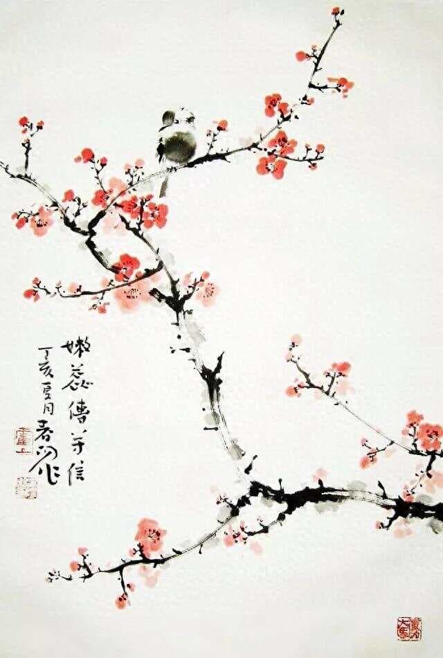 霍春阳的梅兰竹菊，简静之大美！