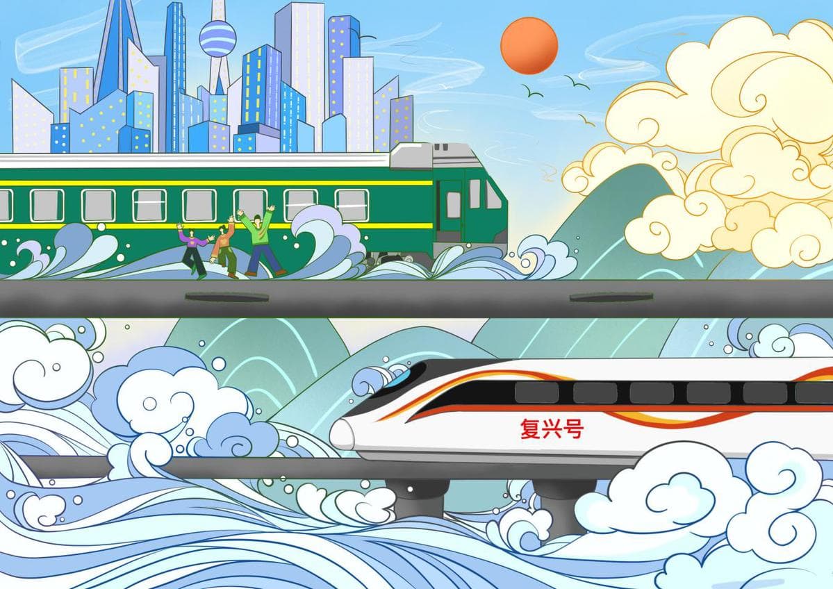 高铁“取景框” 一日看遍蜀道秦岭古韵新颜