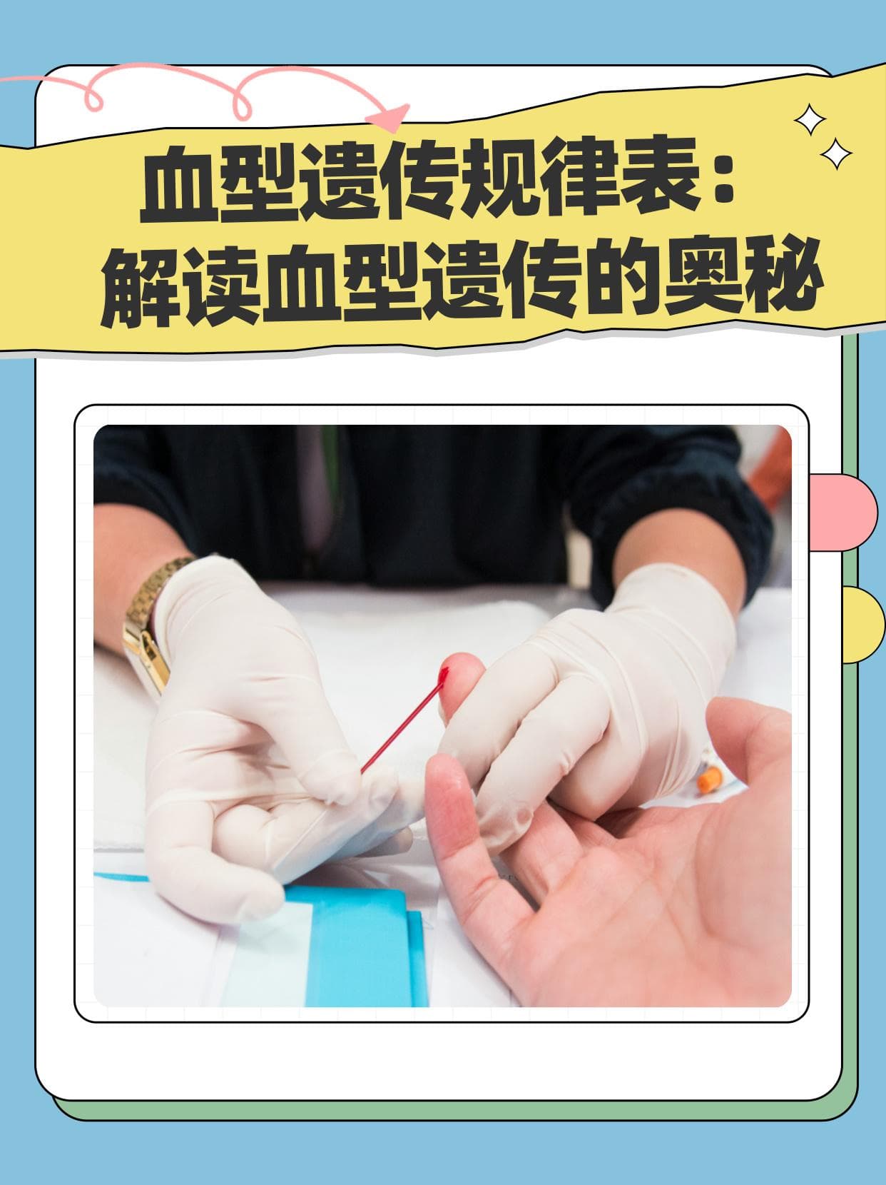 血型遗传规律表：解读血型遗传的奥秘