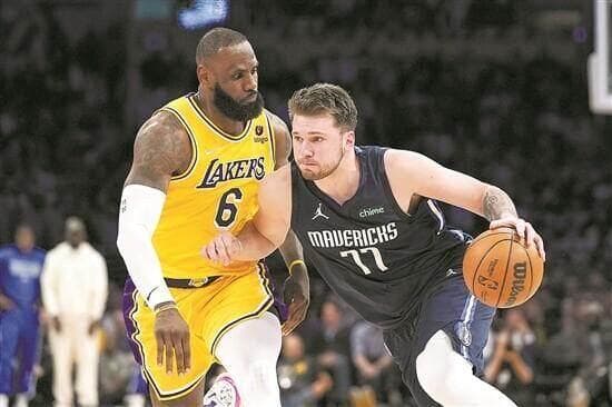 东契奇前往湖人联手詹姆斯，NBA史上首次出现上赛季最佳阵容球员互换东家