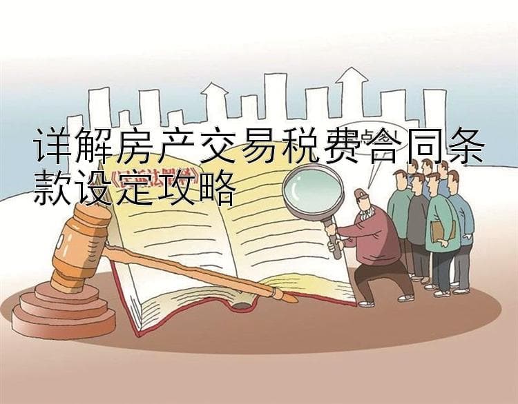 详解房产交易税费合同条款设定攻略
