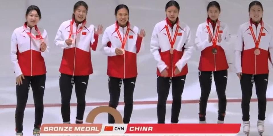 短道速滑世巡赛第2日综述：林孝埈摔倒受伤，中国队3000米接力摘铜