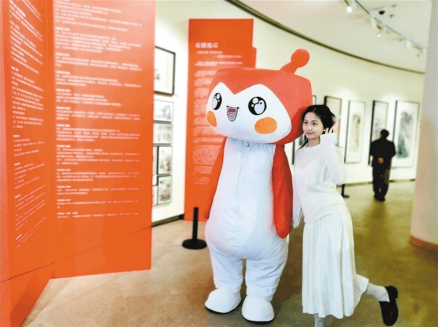 传统文化拥抱创新表达  陕西省美术博物馆首个卡通IP形象“小美”亮相