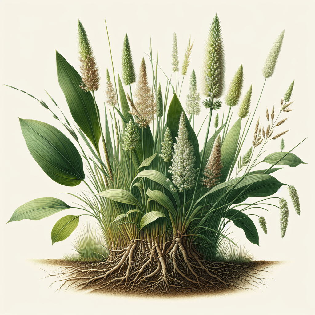 牛筋草：平凡中的坚韧力量🌱