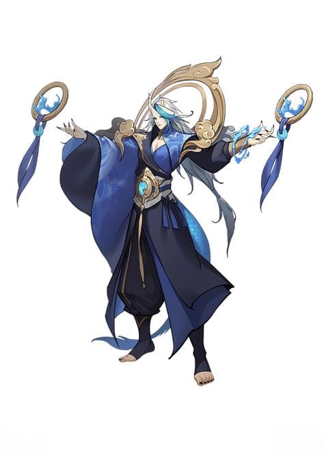 浮生梦山海【山海图鉴】角色设定——鲛人（美男鱼）