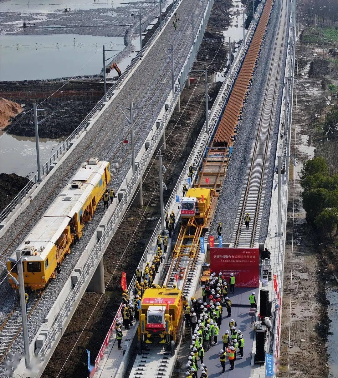 沪苏湖铁路开始全线铺轨，宣城至上海将实现1小时通达