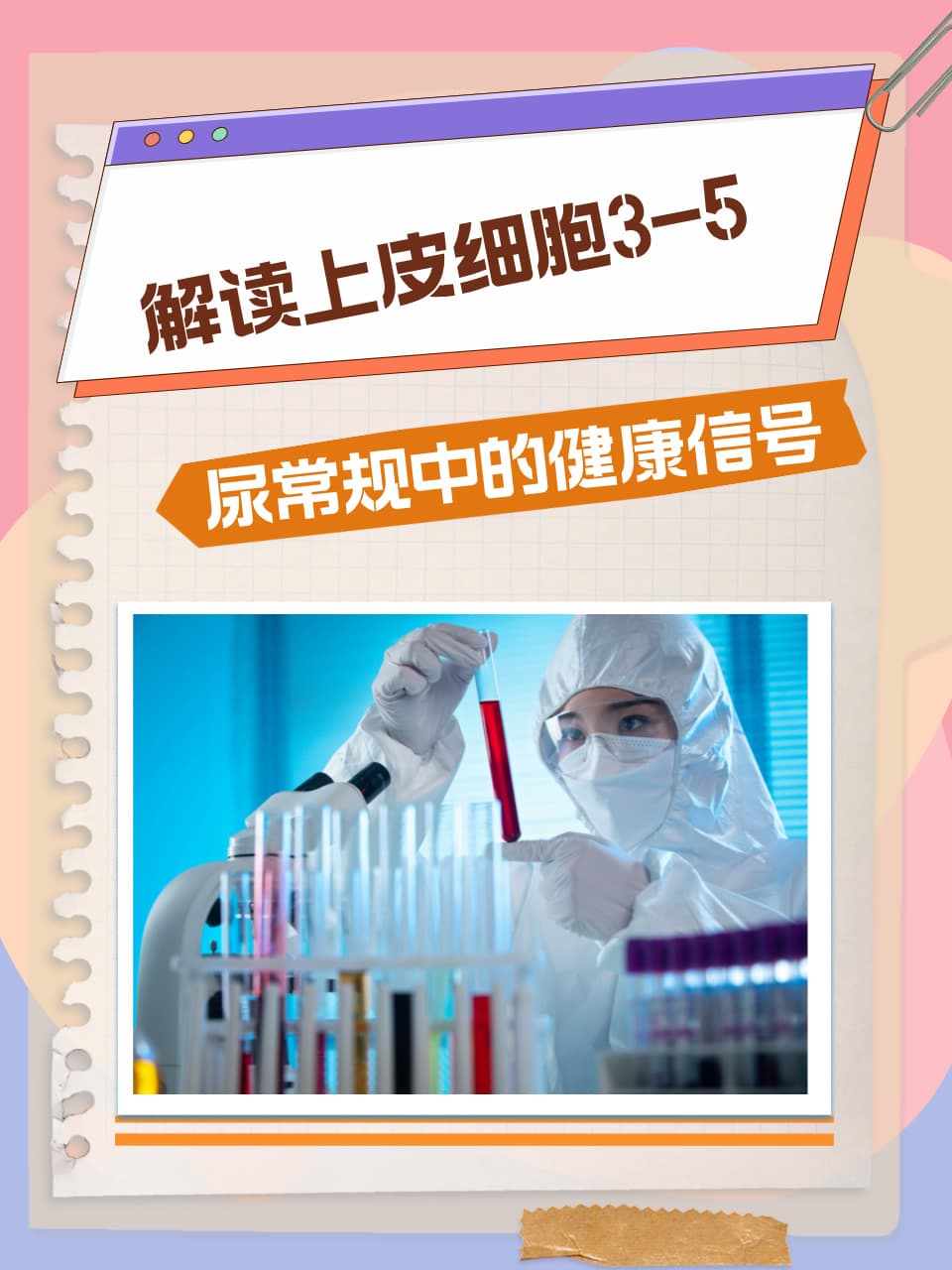 上皮细胞3-5，尿检异常？专家：这样应对最科学