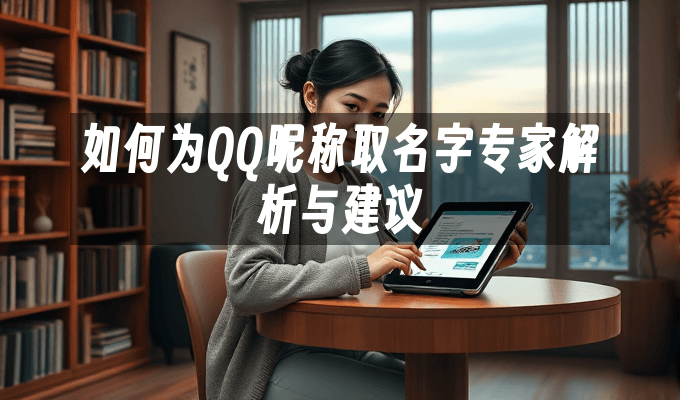 如何为QQ昵称取名字专家解析与建议