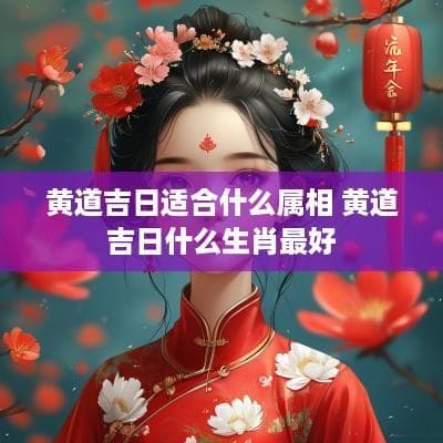 黄道吉日适合什么属相 黄道吉日什么生肖最好