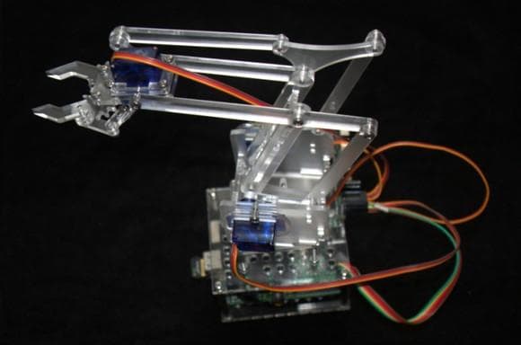 树莓派/Arduino+机械臂+16路PWM舵机驱动