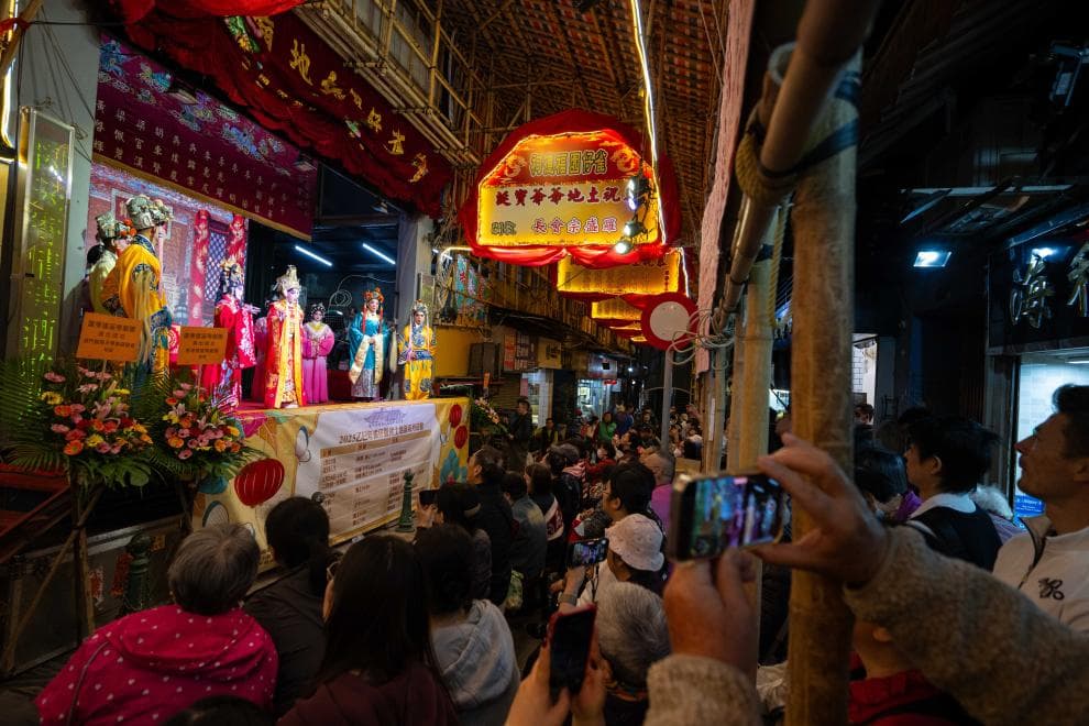 特写：澳门“土地诞”里的文化传承