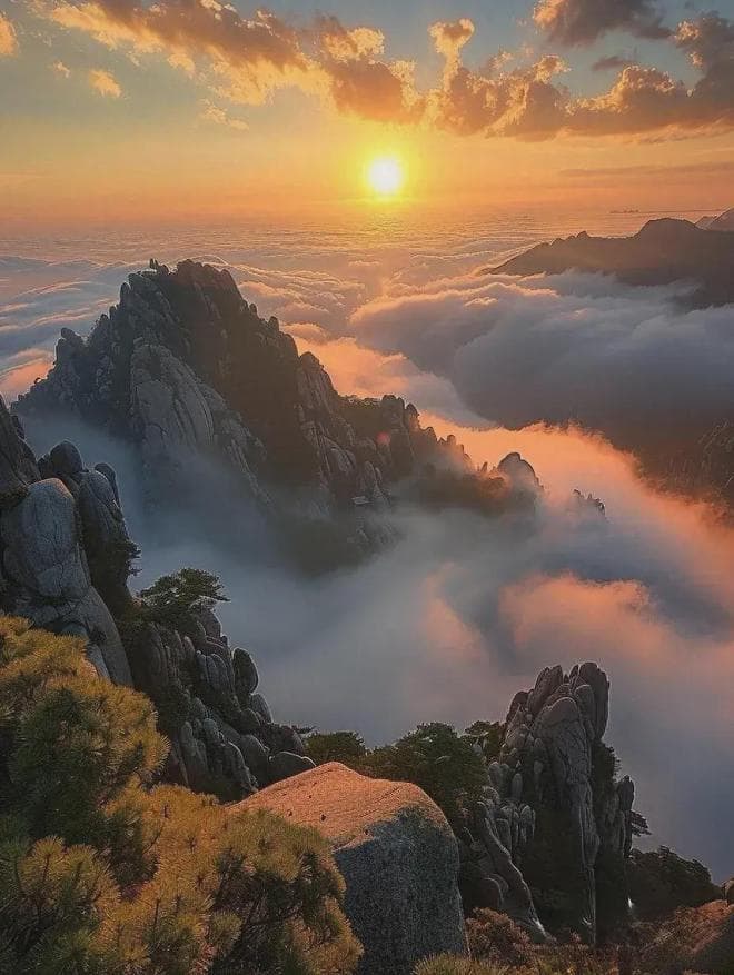 我心目中的中国十大名山排名，泰山垫底，黄山第四，你去过几个？