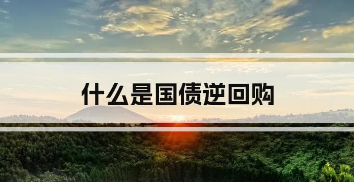 什么是国债逆回购？一文读懂操作流程与注意事项