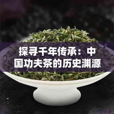 探寻千年传承：中国功夫茶的历史渊源与文化价值