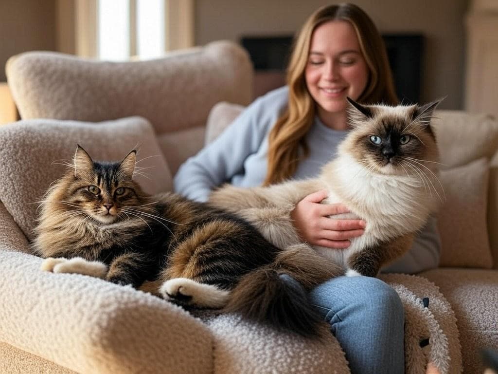 缅因猫 vs. 布偶猫：谁是你家中的柔软巨星？