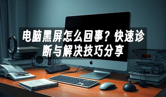 电脑黑屏怎么回事？快速诊断与解决技巧分享