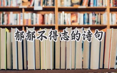 怀才不遇心茫然：古诗词中的"郁郁不得志"