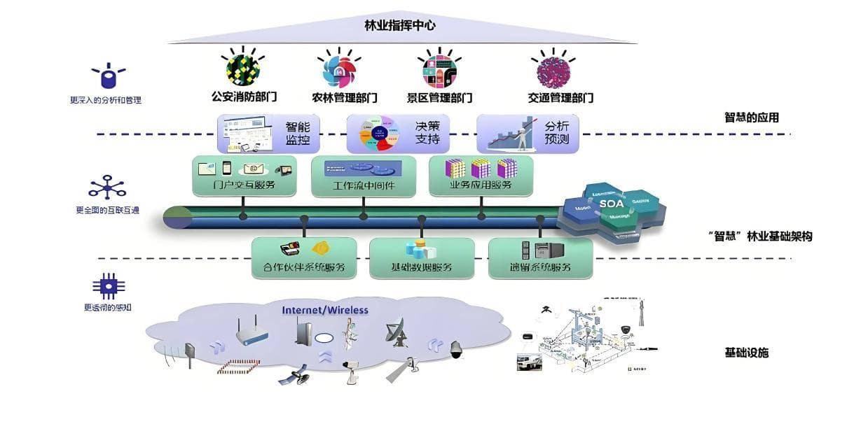 智慧林业综合管理平台：从感知到决策的智能化过程