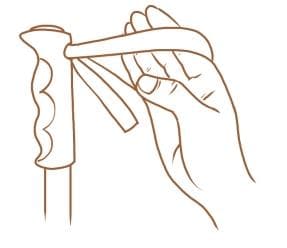 登山杖腕带的正确使用和长途徒步的技巧
