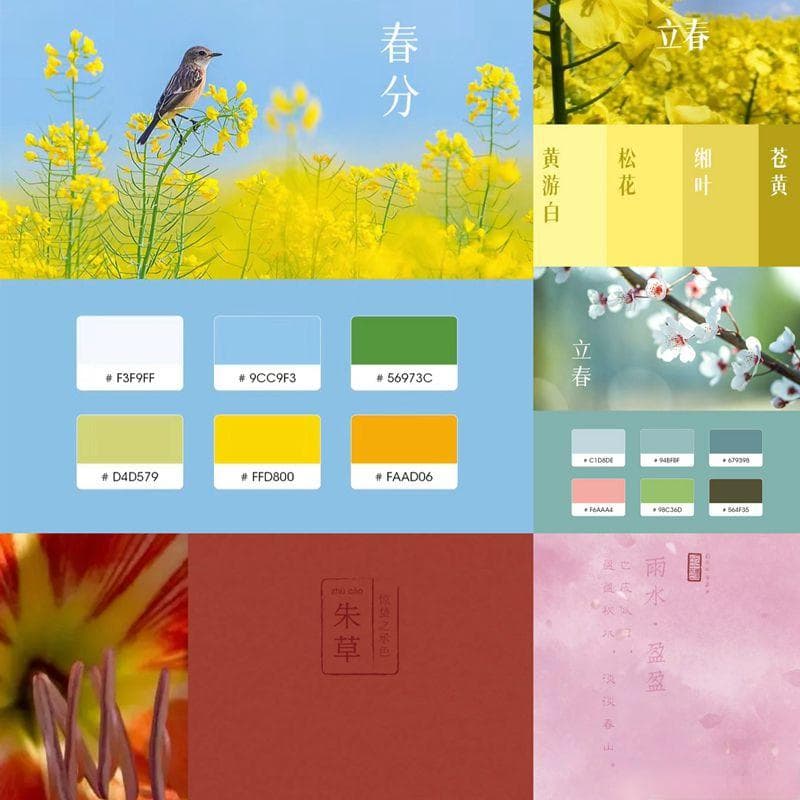 中国色彩的符号美学：春天的色彩