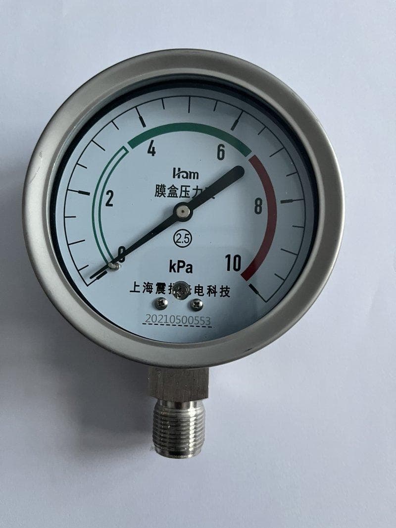 探秘膜盒压力表：测量压力的得力助手