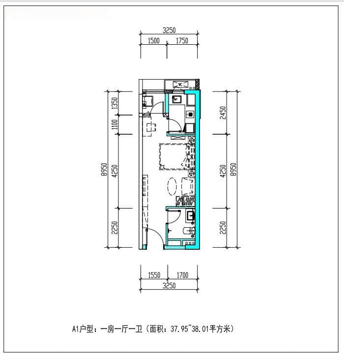 龙岗合正方州雅居公租房配租信息：二房户型约69㎡，2025年第一季度交付