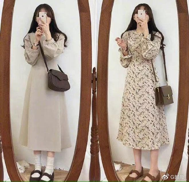 裙子怎么穿才有复古美？春天学会这16套搭配，轻松提升好气质