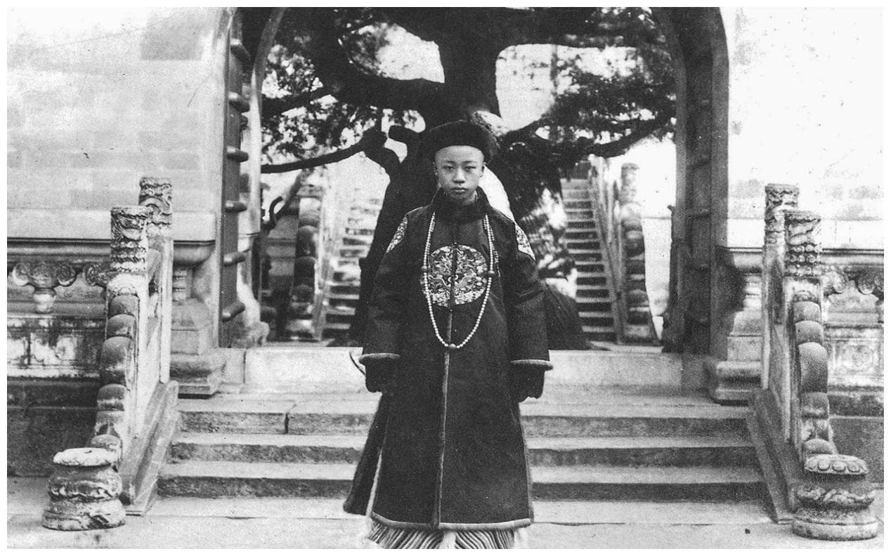 末代皇帝溥仪的悲惨童年：身体被宫女掏空，饿得吃喂鱼的馒头