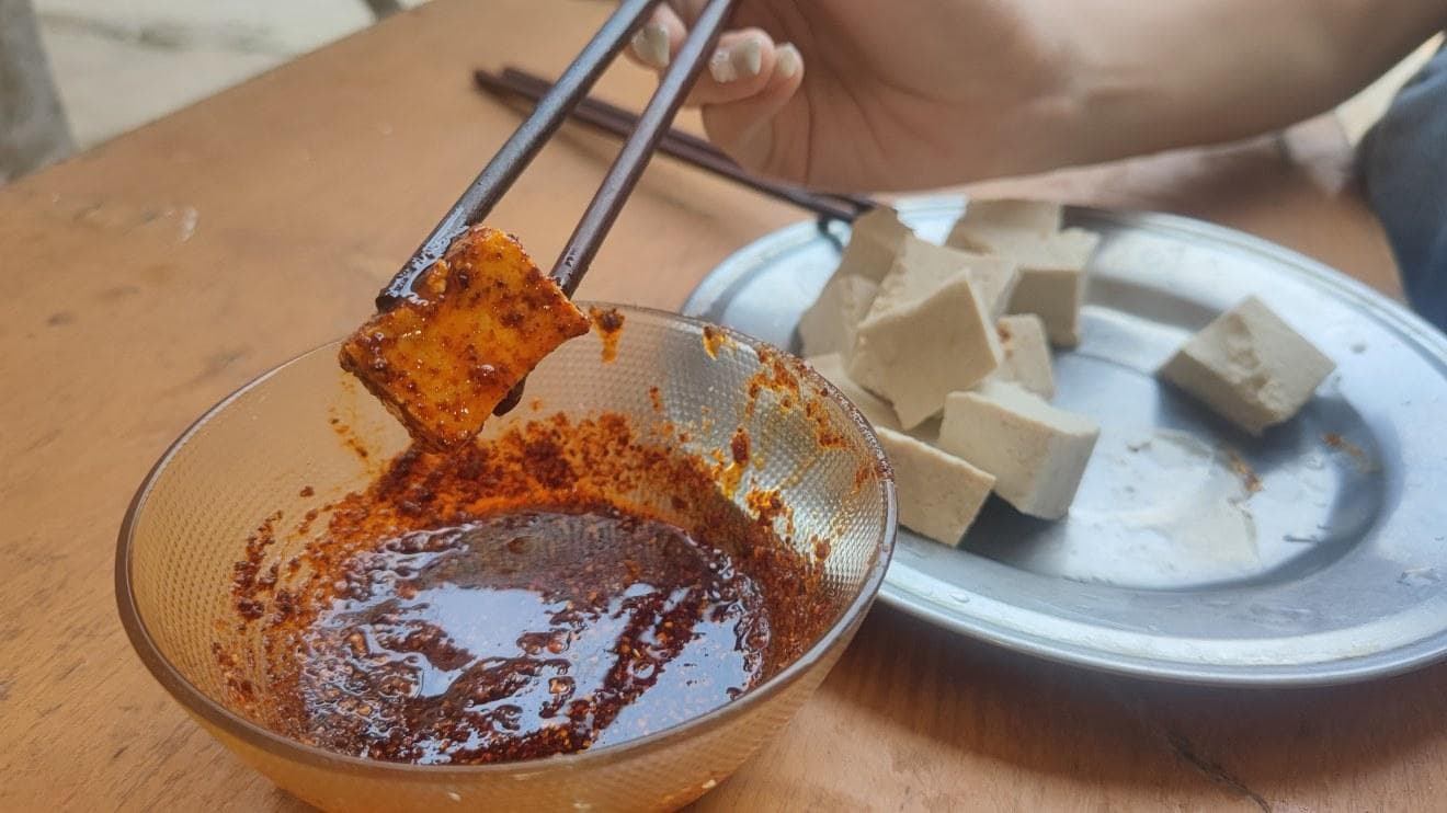 灰沏豆腐干 舌尖上的"老味道"