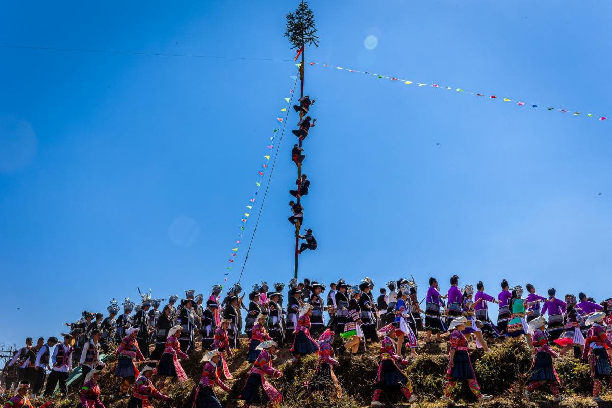 跳坡节欢乐满山坡！近10万人共享民俗文化盛宴