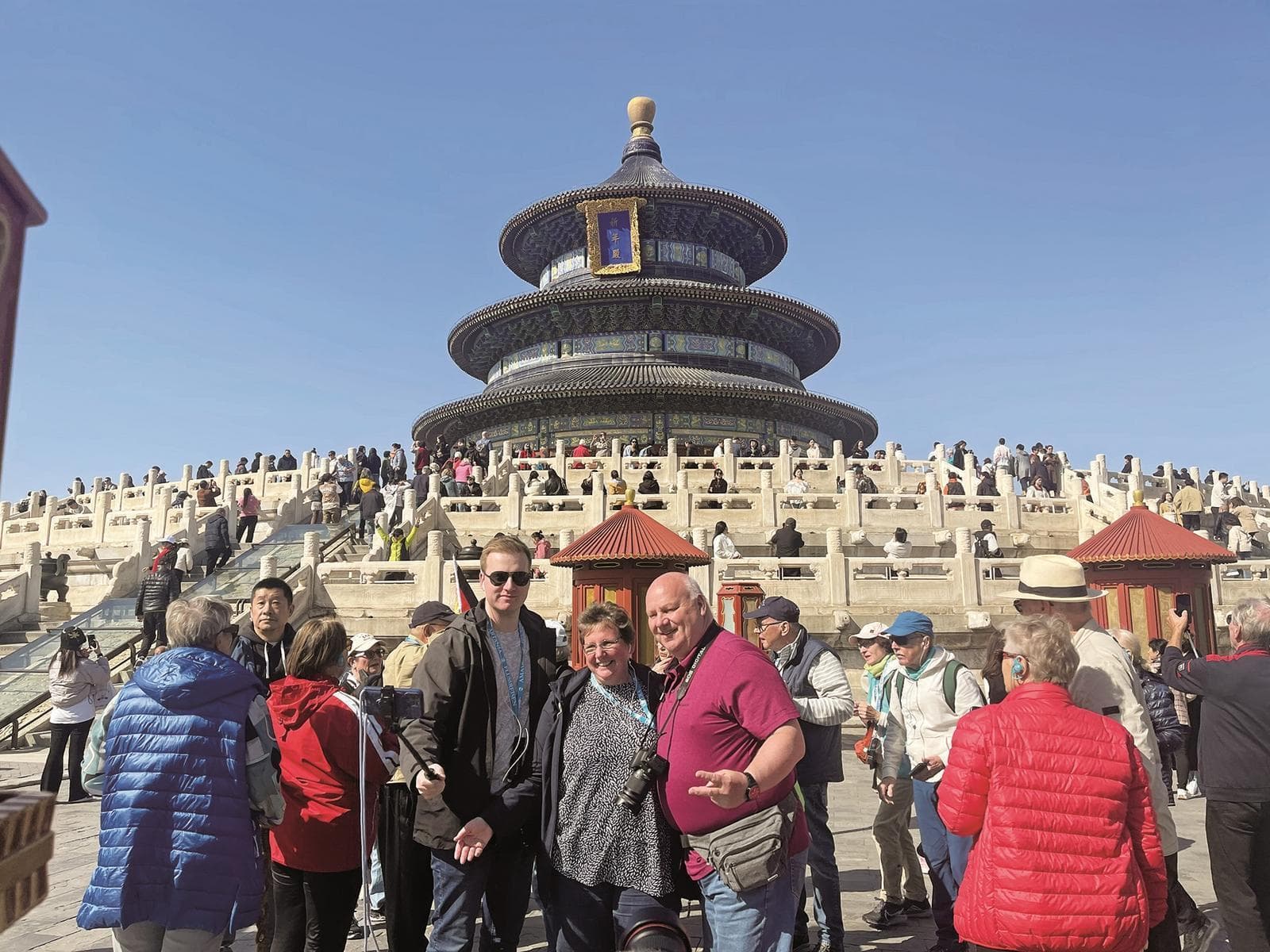 德国旅游团等入境游客体验天坛温度——“我感受到了所有人对我们的热情”