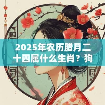 2025年农历腊月二十四属什么生肖？狗年、猪年的时间？