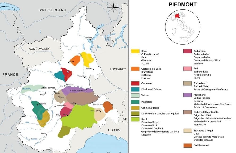 【意大利北部】皮埃蒙特（Piedmont）— 意大利顶级葡萄酒产区
