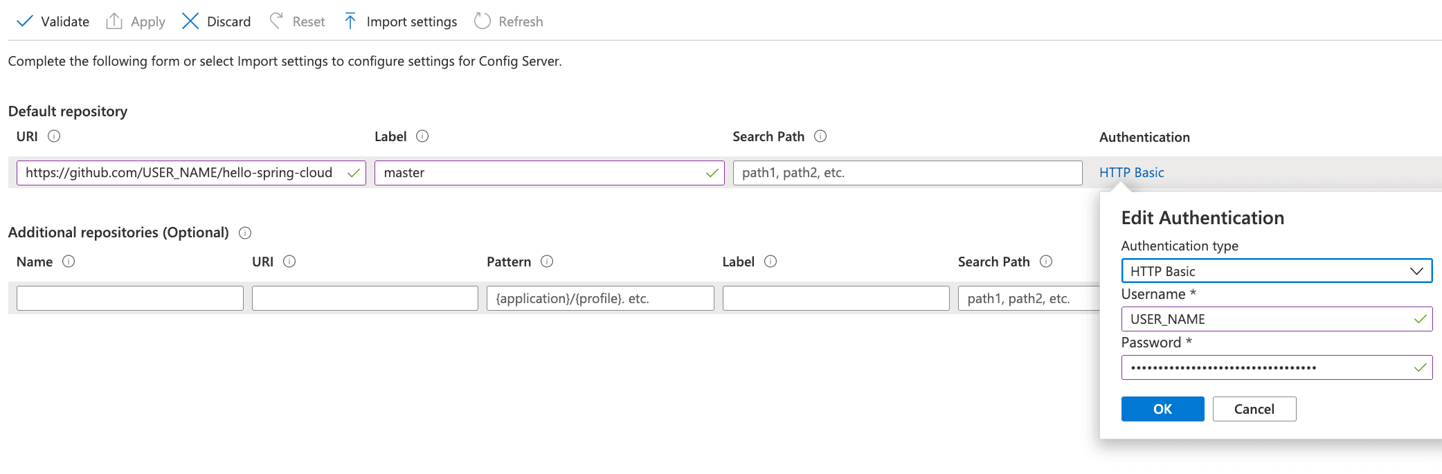 配置 Spring Cloud Config Server