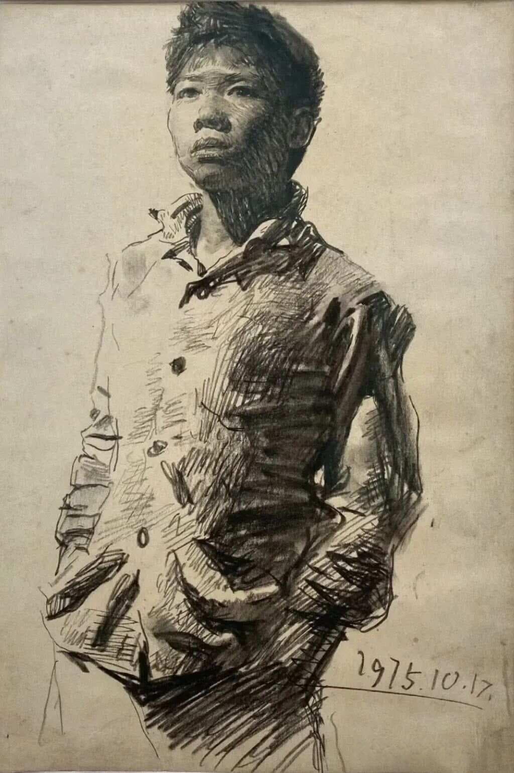 犀利大师陈丹青：人物素描中没有一根线条是多余的