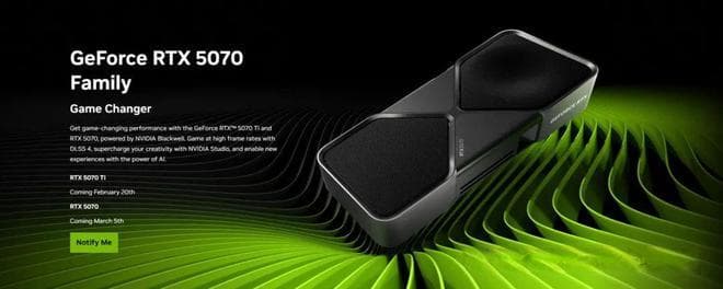 Nvidia、AMD最新动态：5070Ti确定不延期，但移动端显卡或推迟至4月