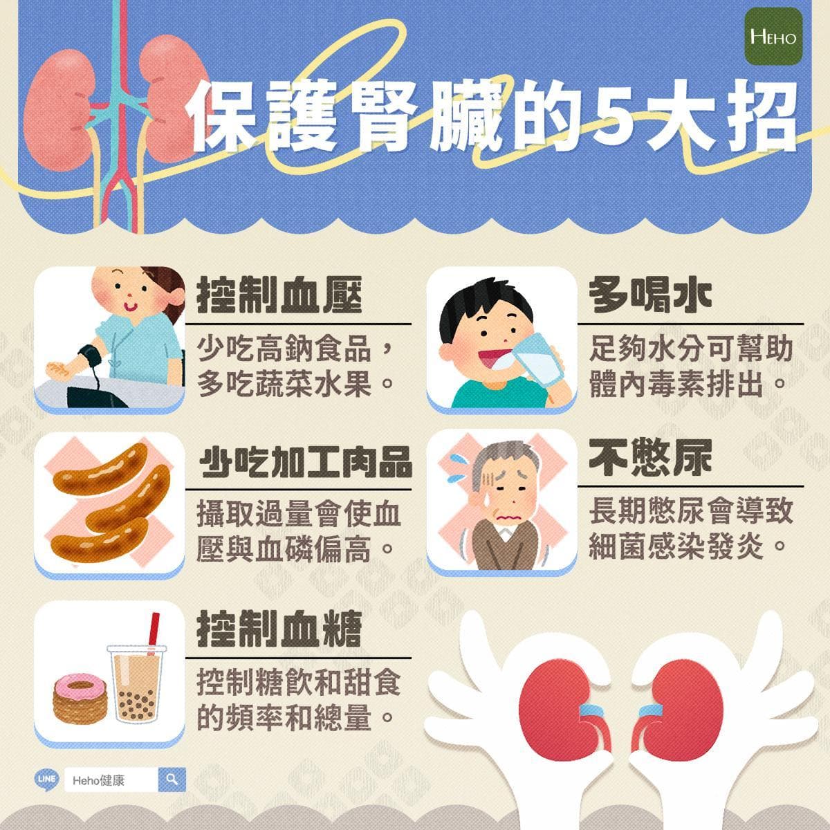如何顾好肾脏？一次看日常保养5大招