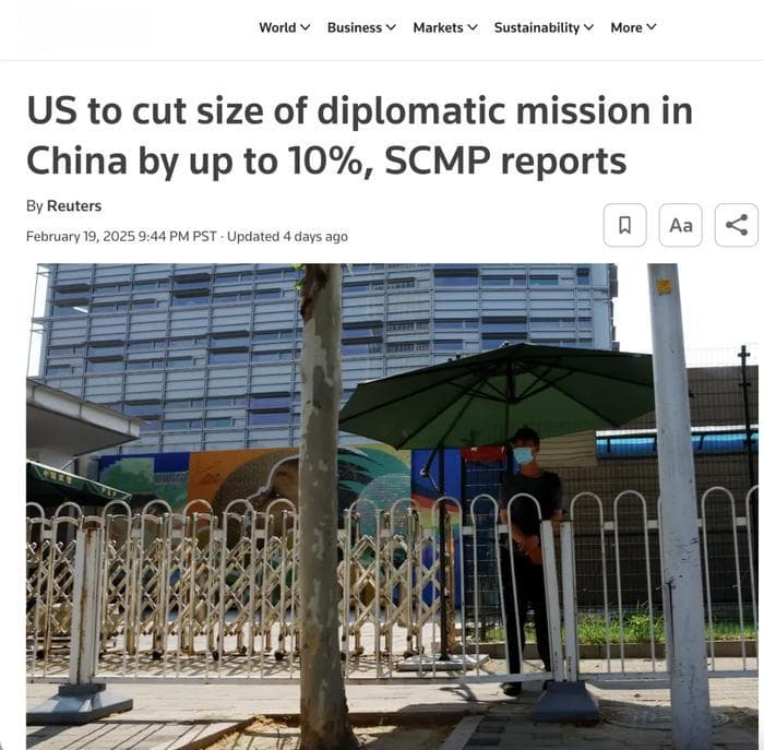 留学生注意！美国驻华使领馆还要裁员10%，赴美签证或将受影响！