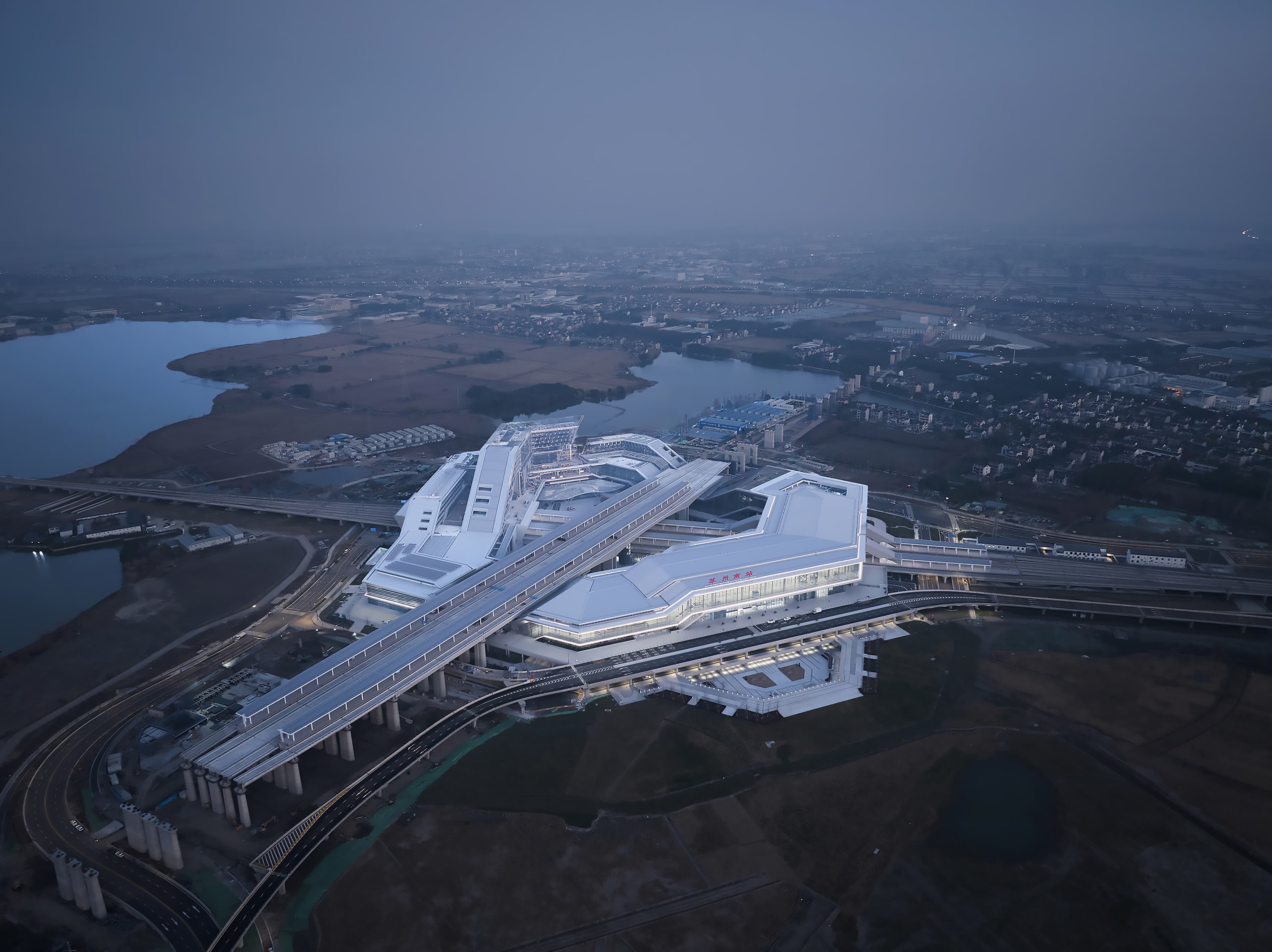 筑境设计新作：苏州南站，中国首座“六边形”站城融合枢纽