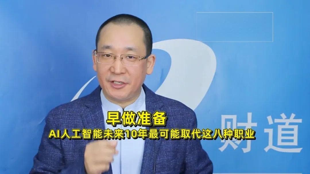 未来10年，AI人工智能最可能取代这八种职业