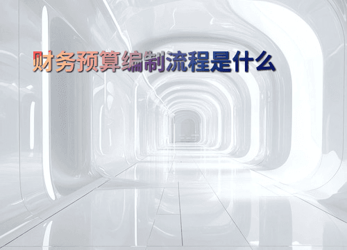 财务预算编制流程详解