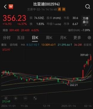 DeepSeek搅动A股：智能驾驶与AI医疗双线爆发，比亚迪重返万亿市值