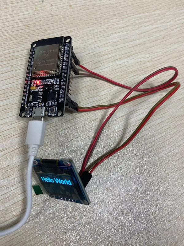 使用ESP32单片机点亮OLED屏幕实验教程