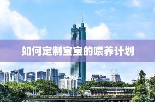 如何定制宝宝的喂养计划
