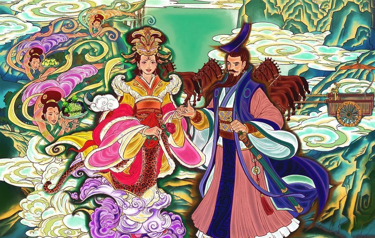 周穆王与西王母的千年之约：八骏日行三万里，穆王何事不重来？