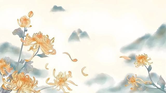 穿越千年菊香：5首经典菊花诗词，品味5种不同意境