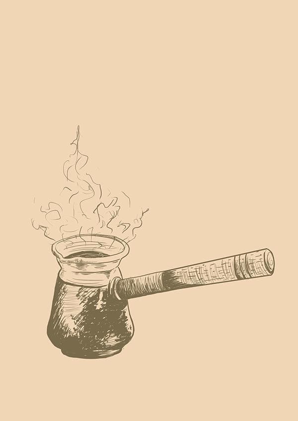 土耳其最经典的咖啡制作方法：土耳其壶的咖啡粉研磨度多细