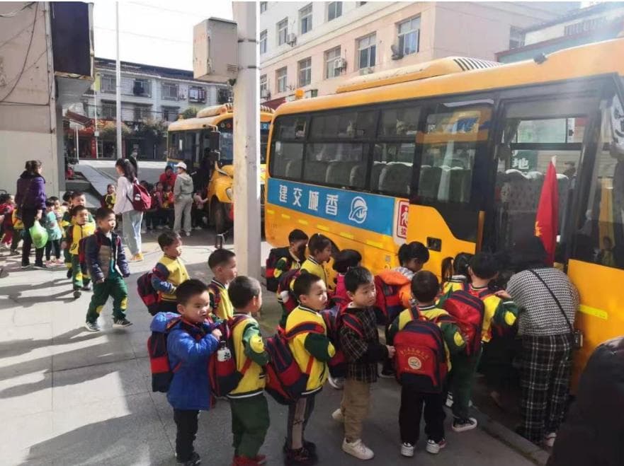 咸安区校车运营服务护航学生平安出行