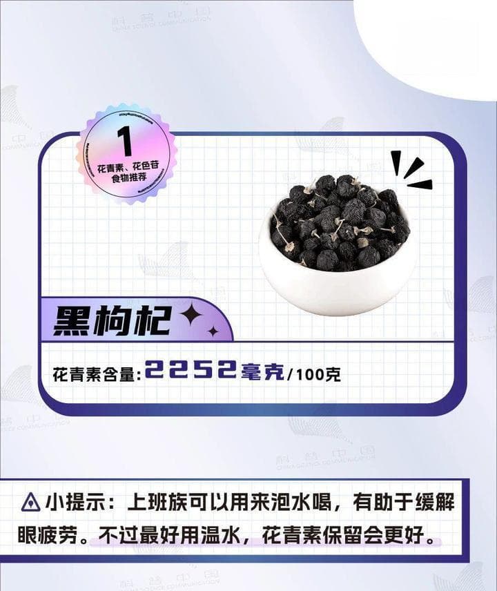 “花青素之王”不是蓝莓竟是它！多吃护脑、护眼、抗炎
