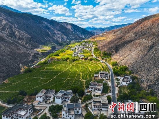 川西首个有机特色小镇落地乡城